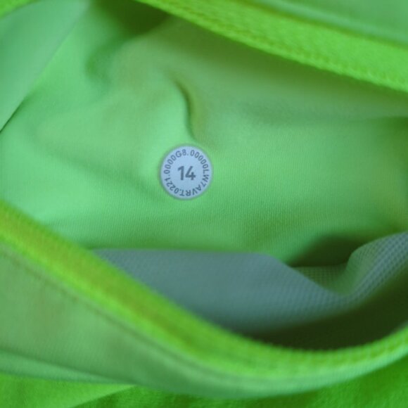 Lululemon Speed Up Mid-Rise Short 4" Highlight Yellow Size 14 - Picture 6 of 6